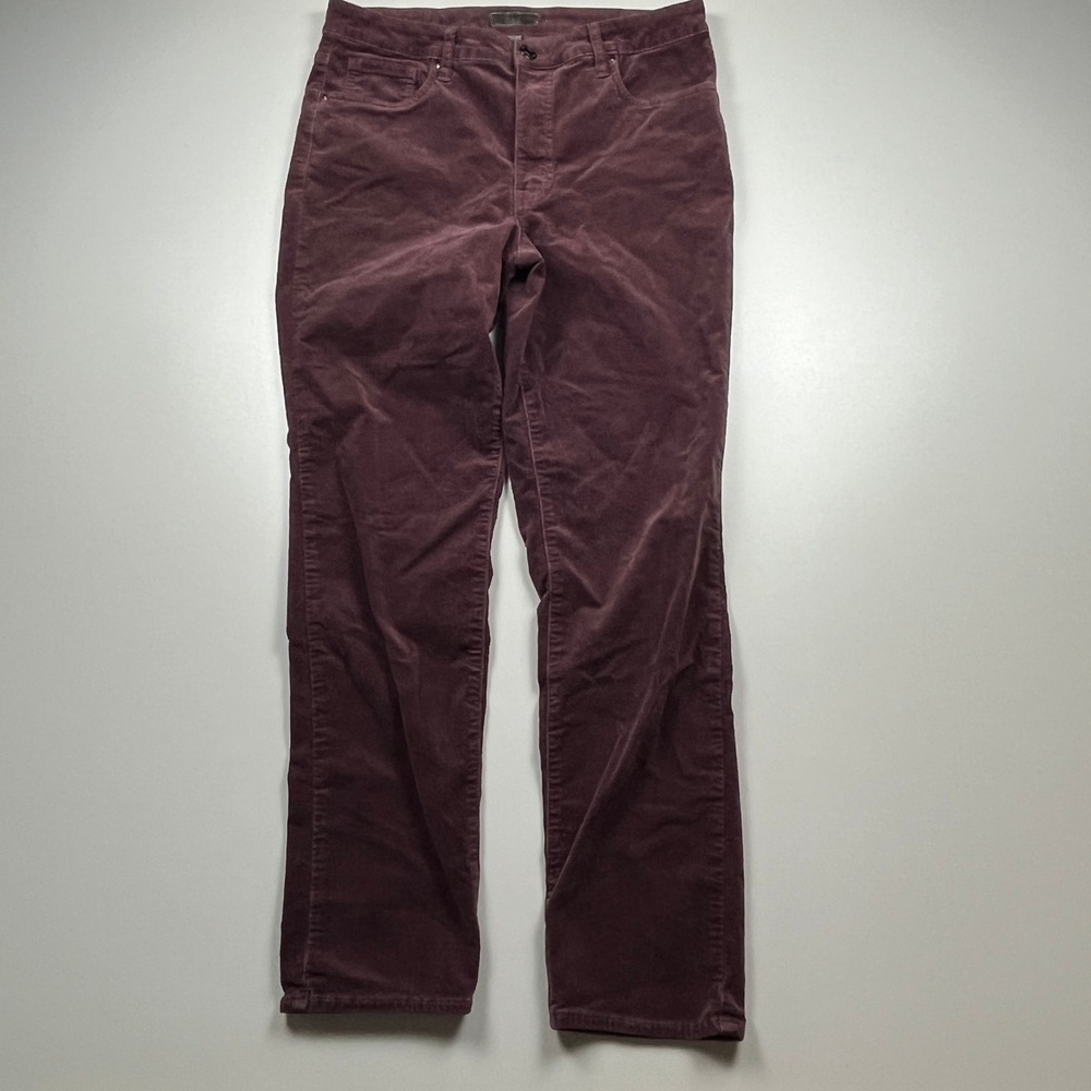 Kut from the Kloth Rachael Fab Ab Mom Jean Corduroy Size 10 Burgundy High Rise